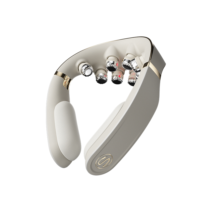 SKG中频脉冲震动热敷颈椎按摩仪G7系列2代豪华款/台 香槟金